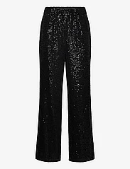 Rosemunde - Sequin trousers - straight leg hosen - black - 0
