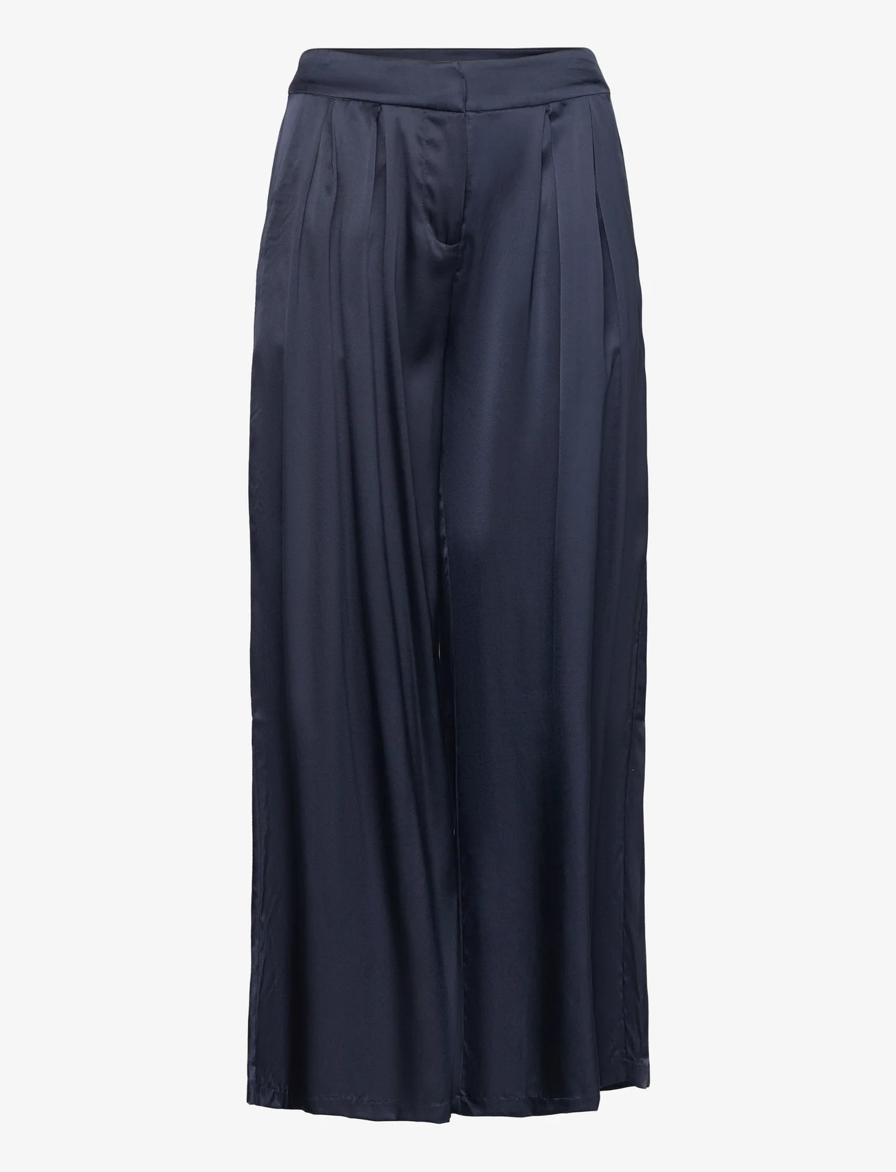Rosemunde - Silk trousers - laia säärega püksid - dark blue - 0