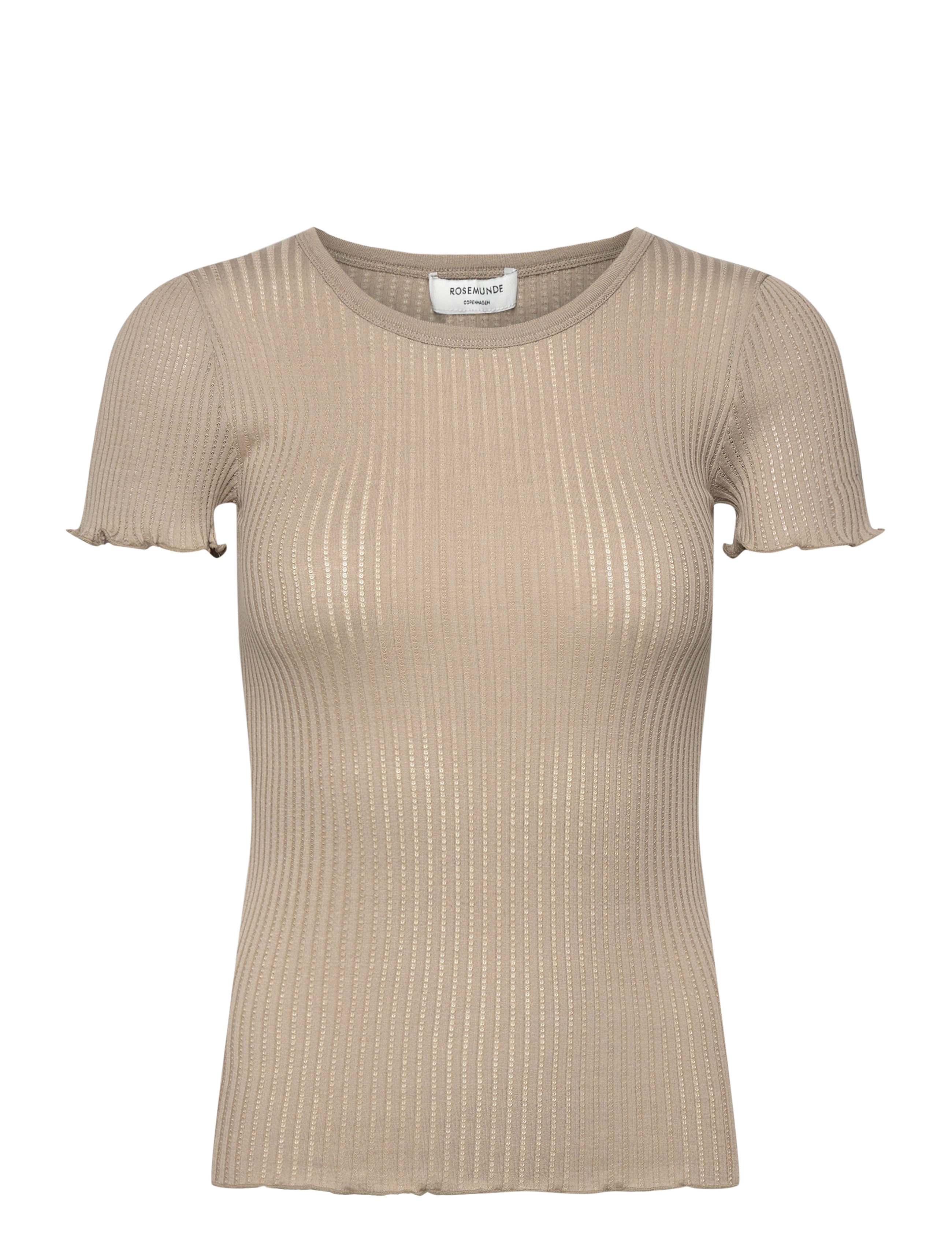 Rosemunde RWBelize Silk SS T-shirt - Klær - LAUREL OAK / khaki/green
