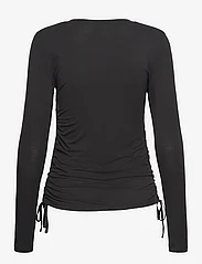 Rosemunde - Viscose t-shirt - langärmlige tops - black - 1