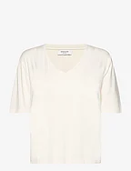RWBiarritz SS V-neck T-shirt - IVORY