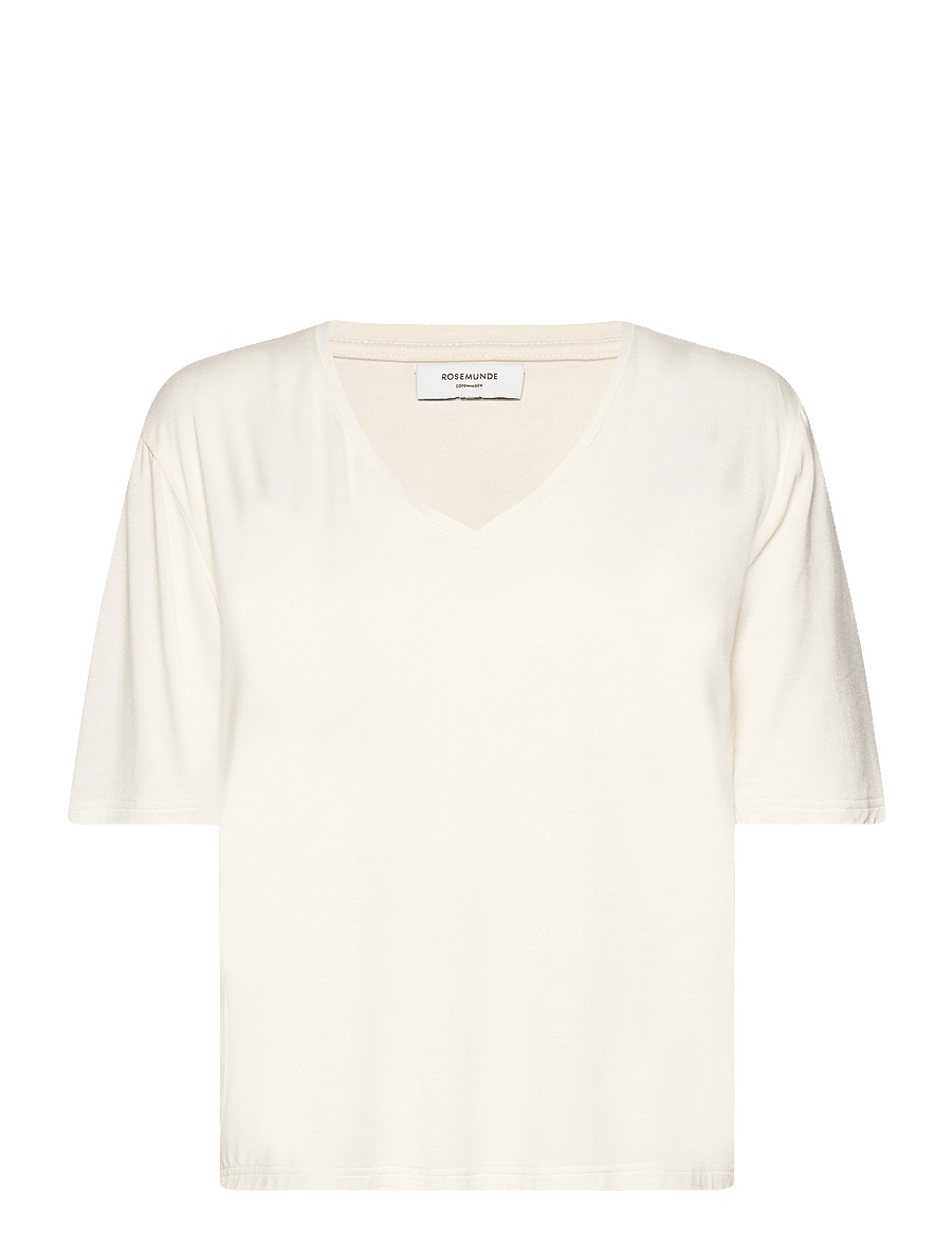 Rosemunde - Viscose t-shirt - t-shirty - ivory - 1