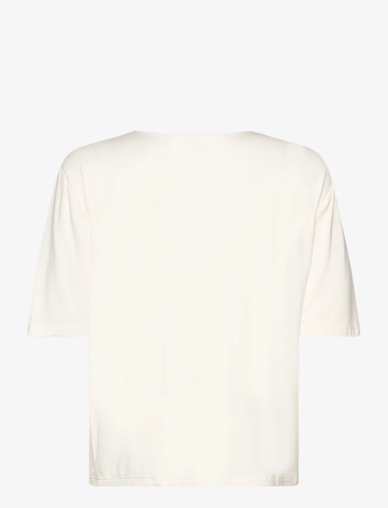 Rosemunde - Viscose t-shirt - t-shirts - ivory - 1