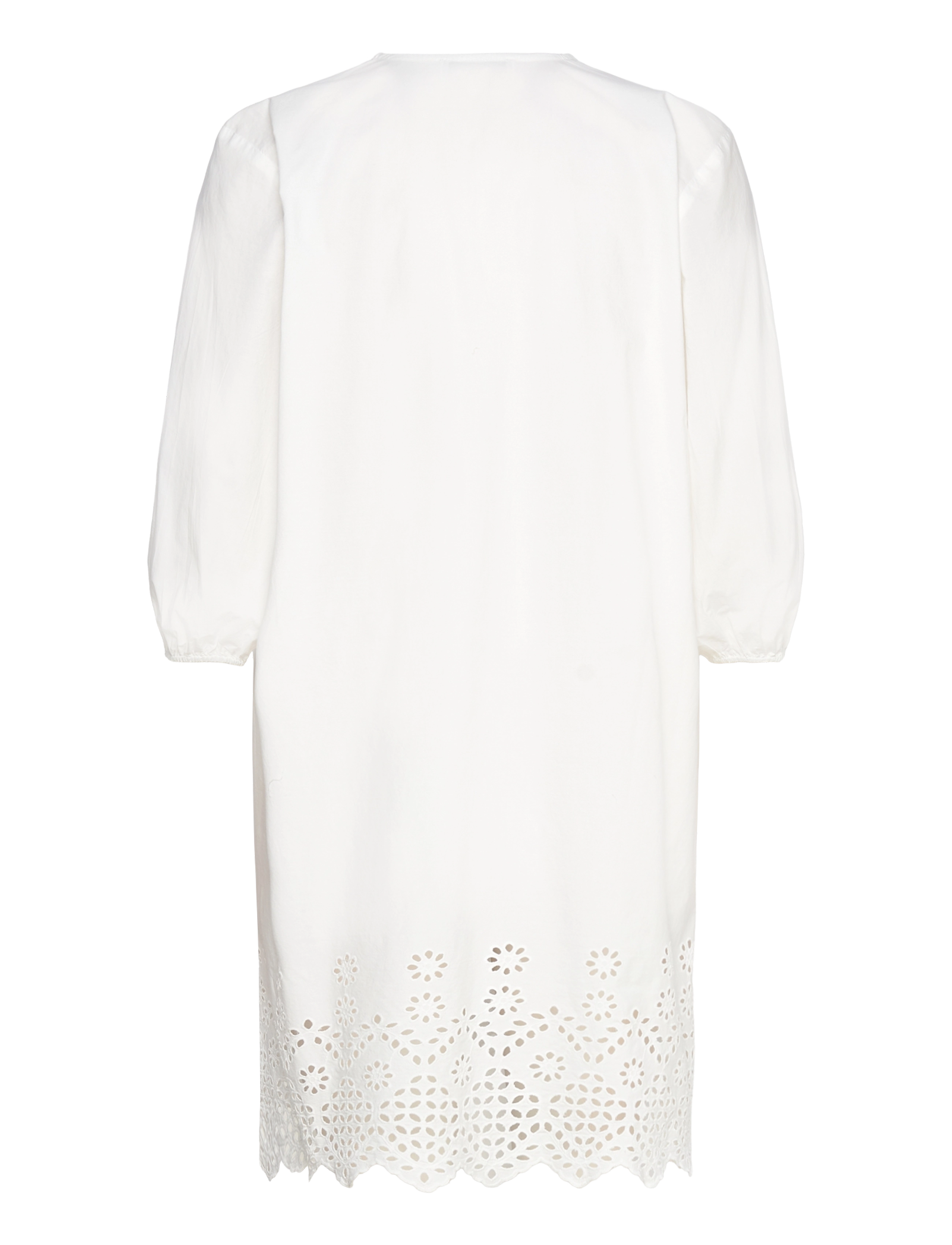 Rosemunde - Cotton dress w/ embroidery - new white - 2