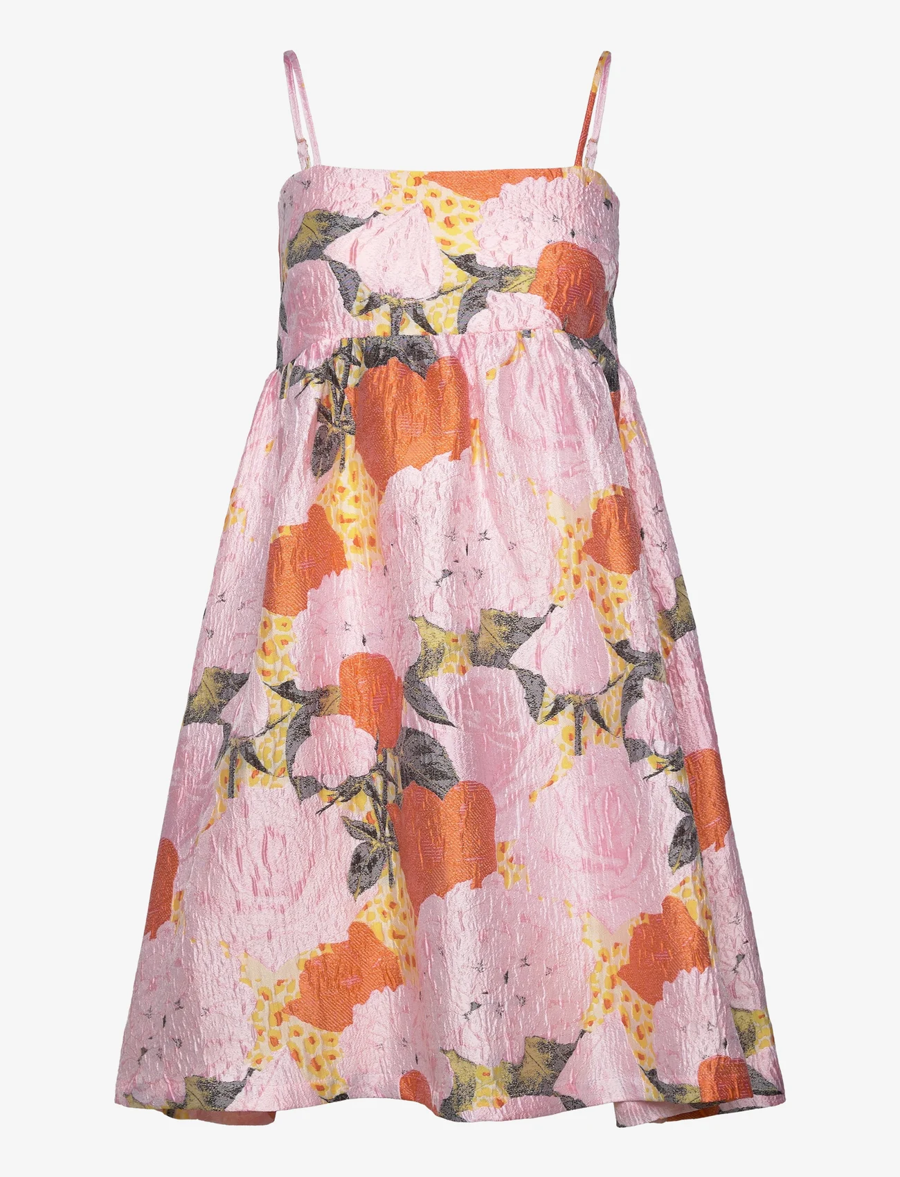 Rosemunde - Jacquard strap dress - feestelijke kleding voor outlet-prijzen - summer bouquet jacquard - 0