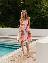Rosemunde - Jacquard strap dress - feestelijke kleding voor outlet-prijzen - summer bouquet jacquard - 2
