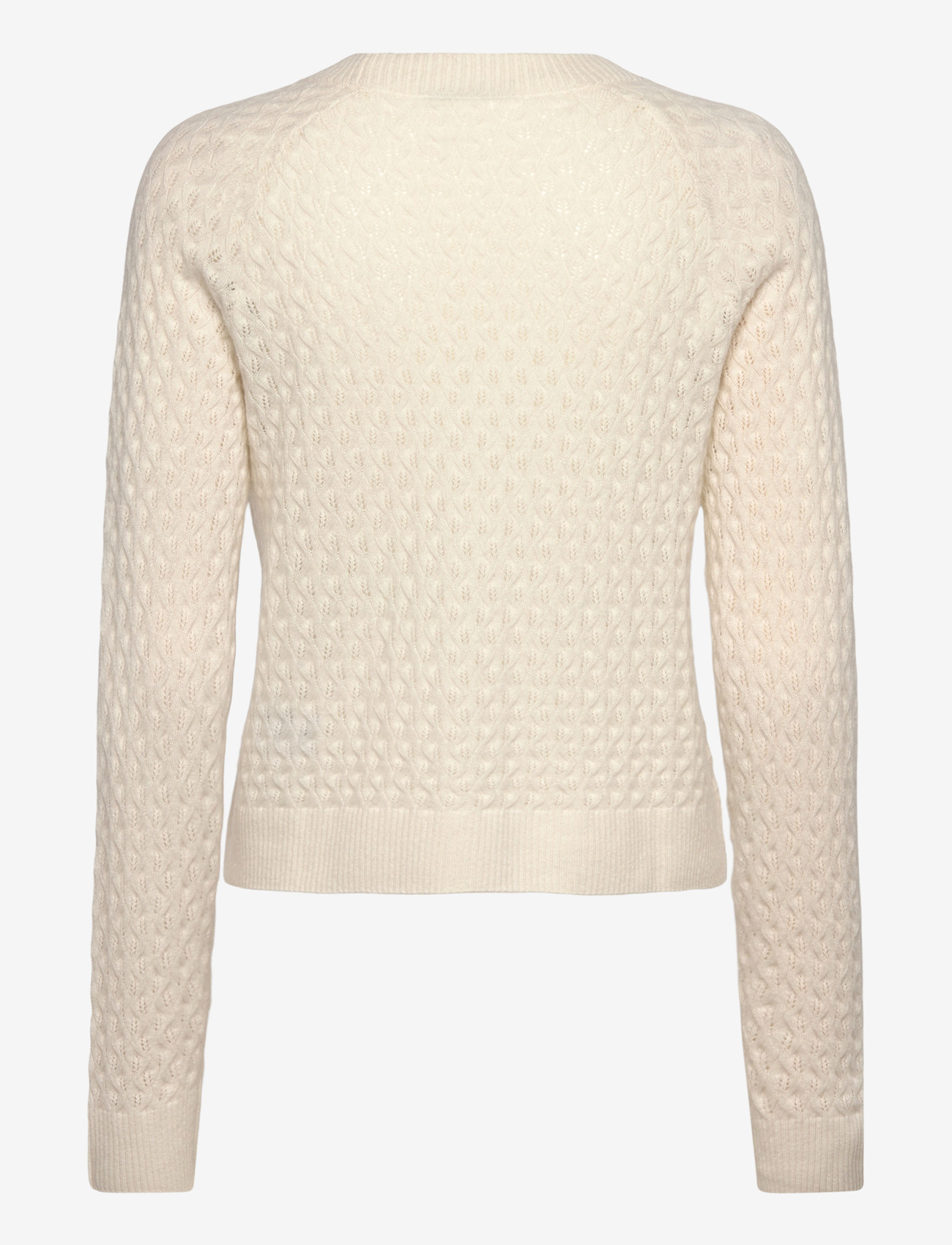 Rosemunde - RWLaica Cashmere Pointelle Cardigan - cashmere - ivory - 1