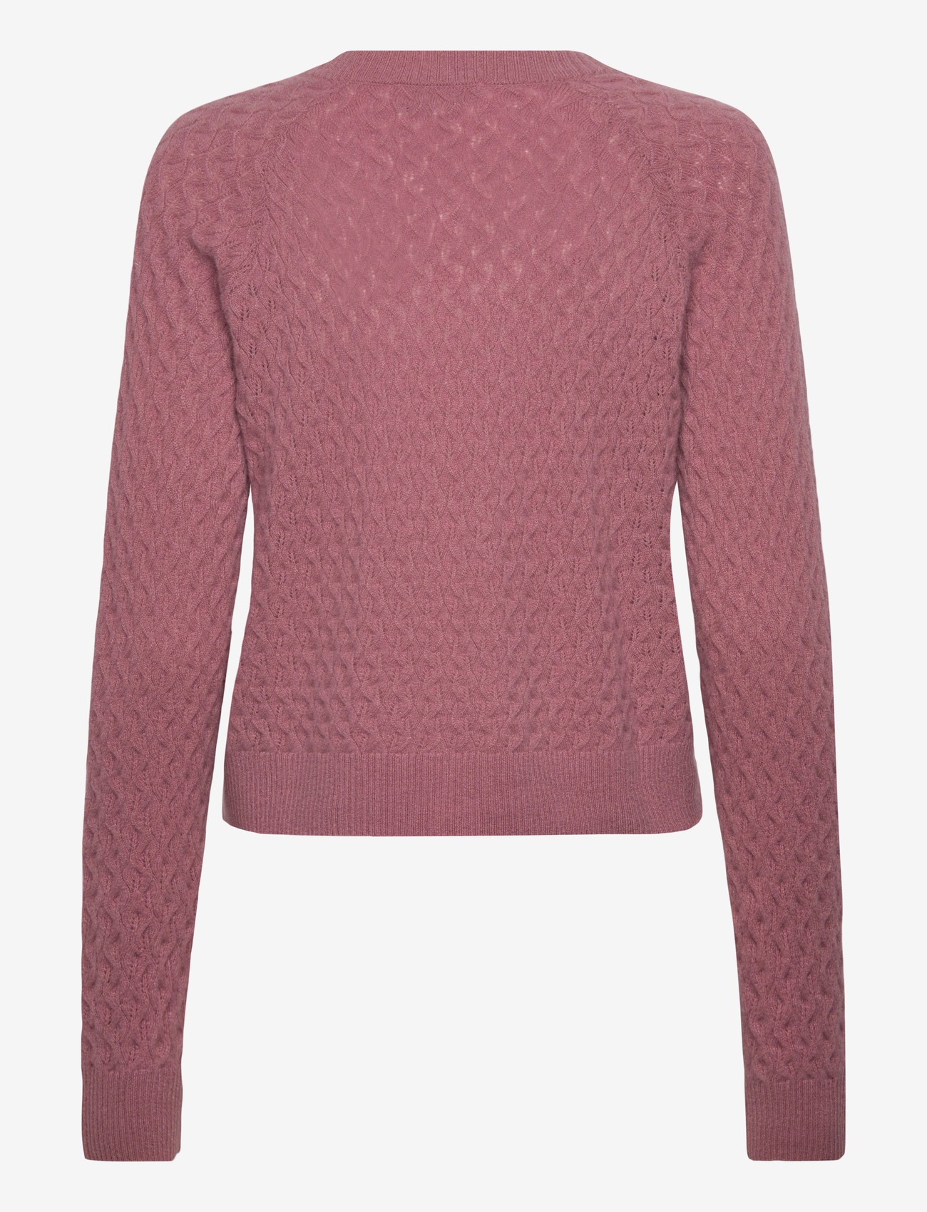 Rosemunde - RWLaica Cashmere Pointelle Cardigan - kashmir - nostalgia rose - 1