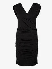 Rosemunde - Viscose dress - fodralklänningar - black - 0