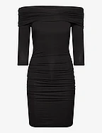 Viscose dress - BLACK
