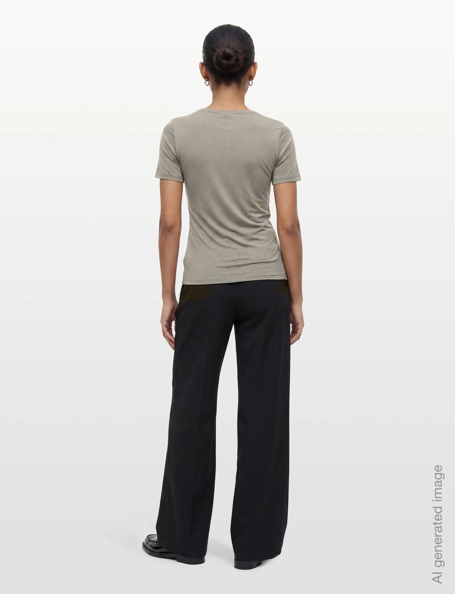 Rosemunde - RWBiarritz SS T-shirt - t-shirts - dried sage - 4