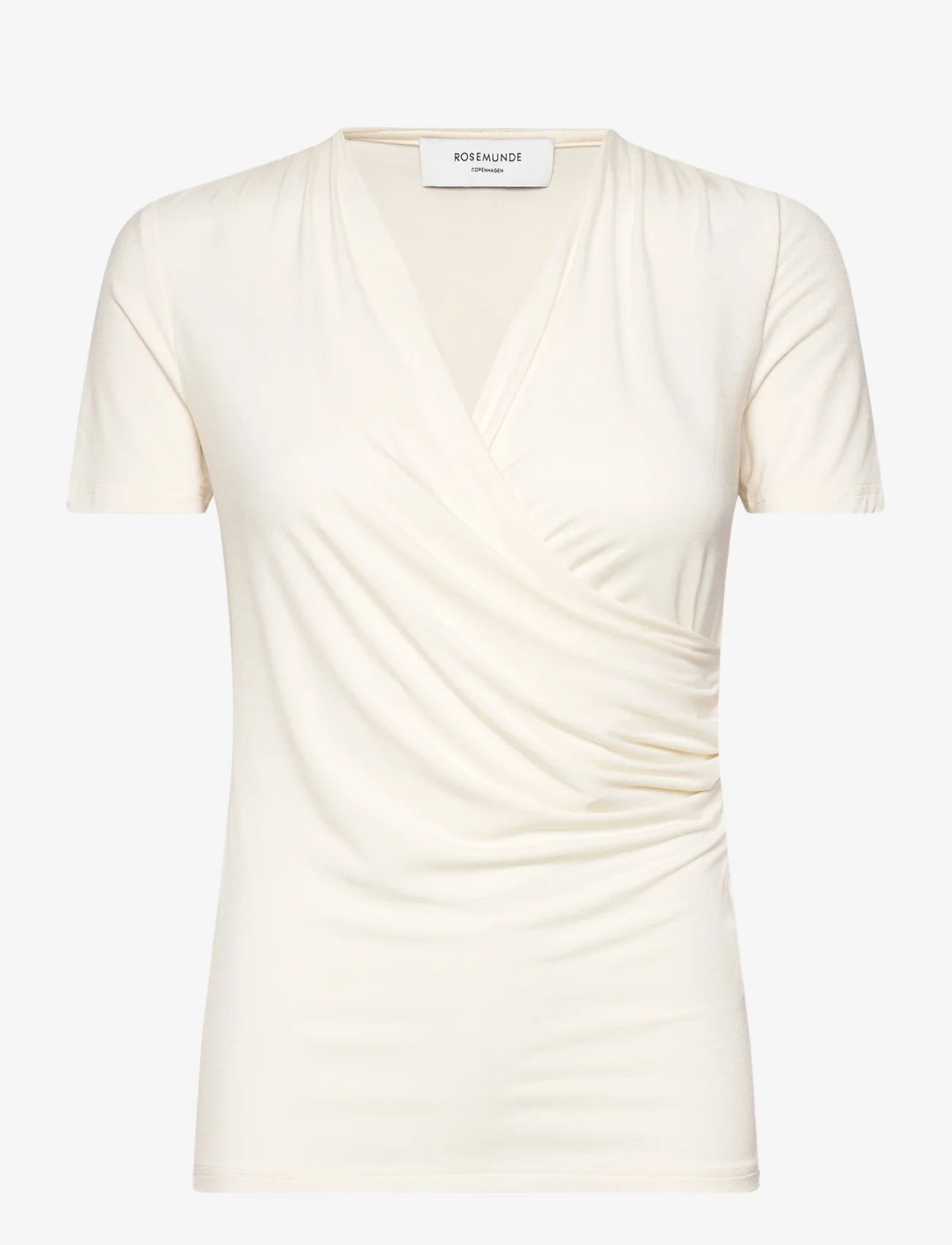 Rosemunde - Viscose t-shirt - t-särgid - ivory - 0