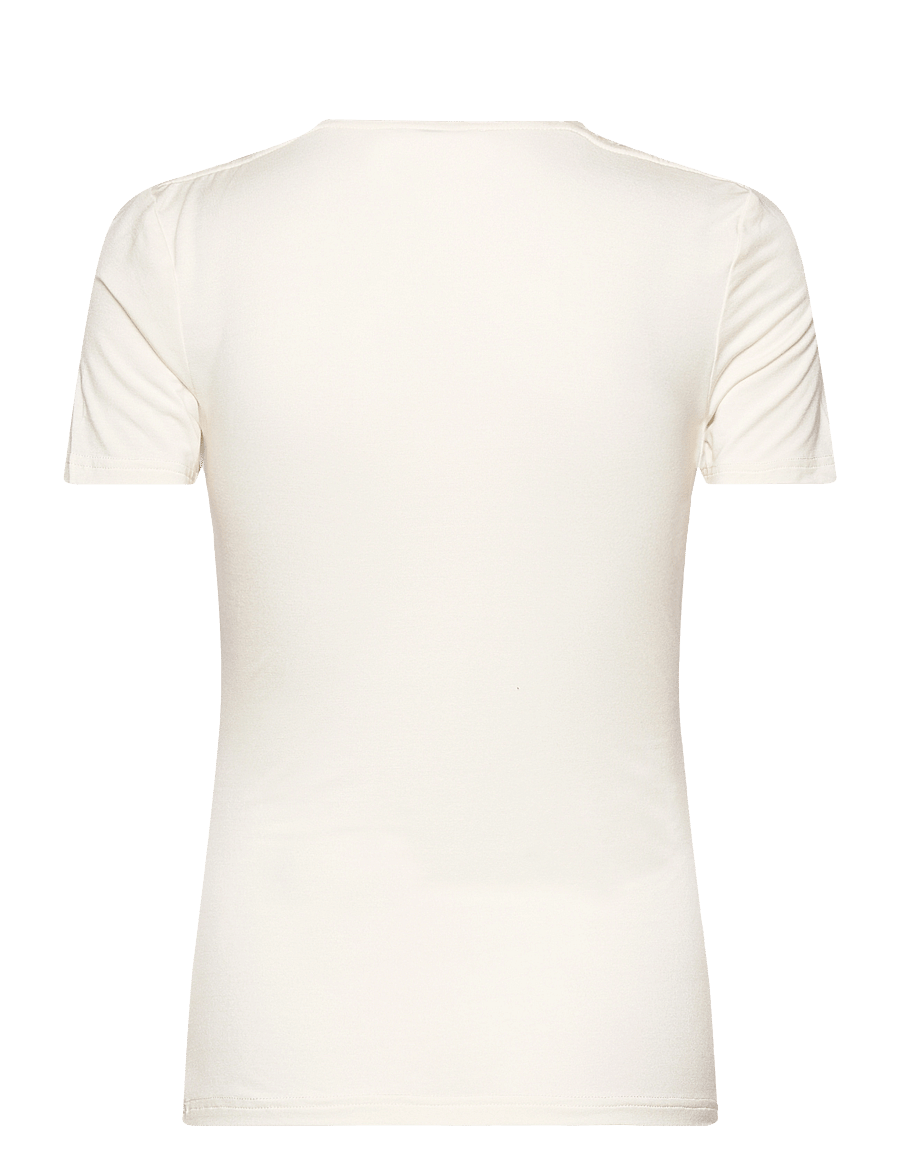 Rosemunde - RWBiarritz SS T-shirt - t-särgid - ivory - 1