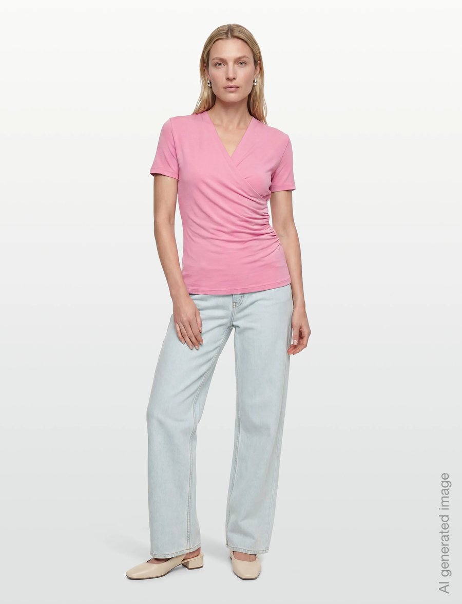 Rosemunde - RWBiarritz SS T-shirt - t-shirts - sea pink - 0