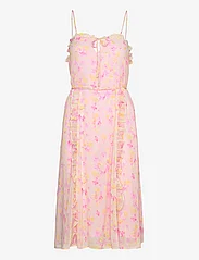 Rosemunde - Recycled chiffon strap dress - slip kleitas - big rosa flower print - 0