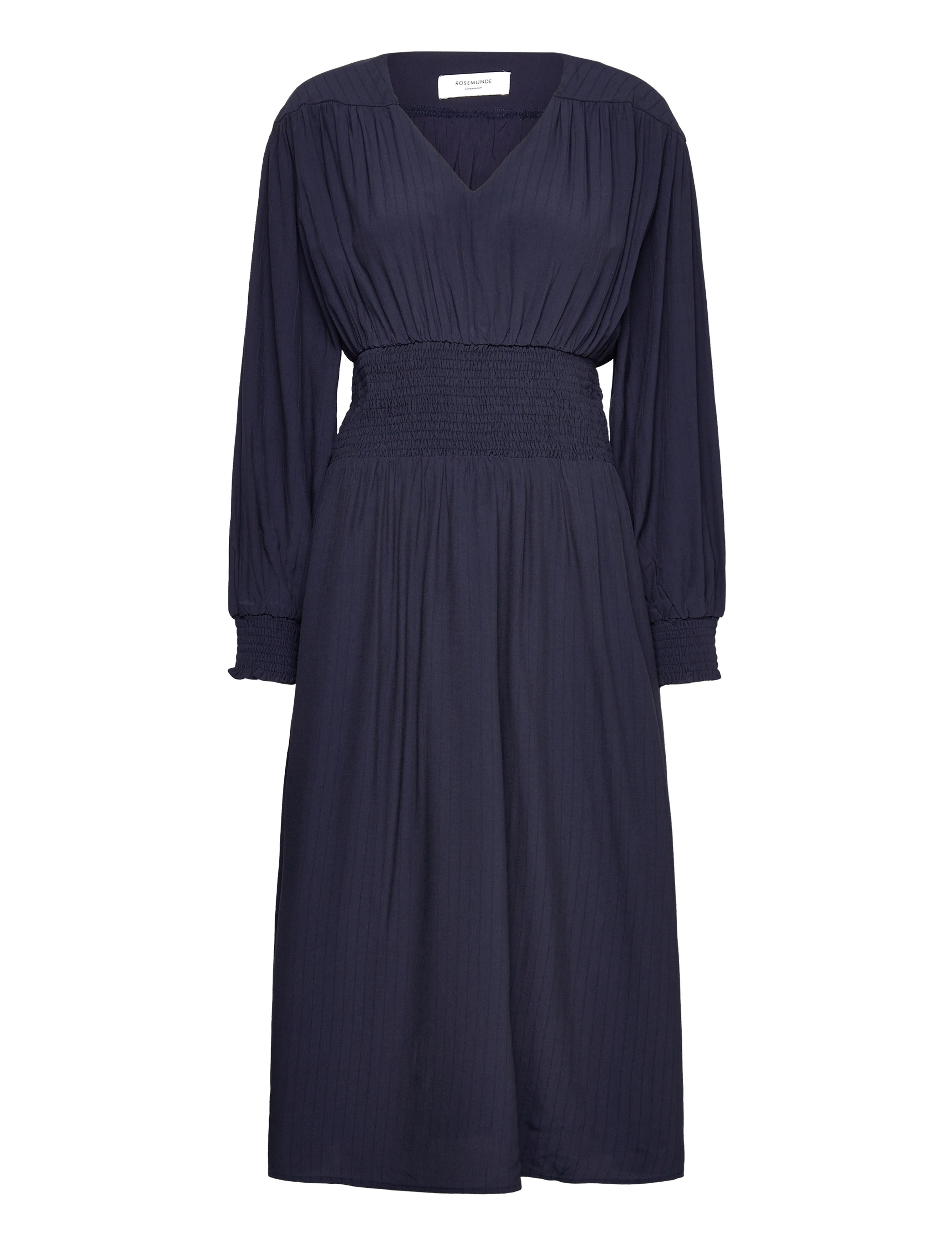 Rosemunde Dress w/ smock - Kjoler - NAVY / navy