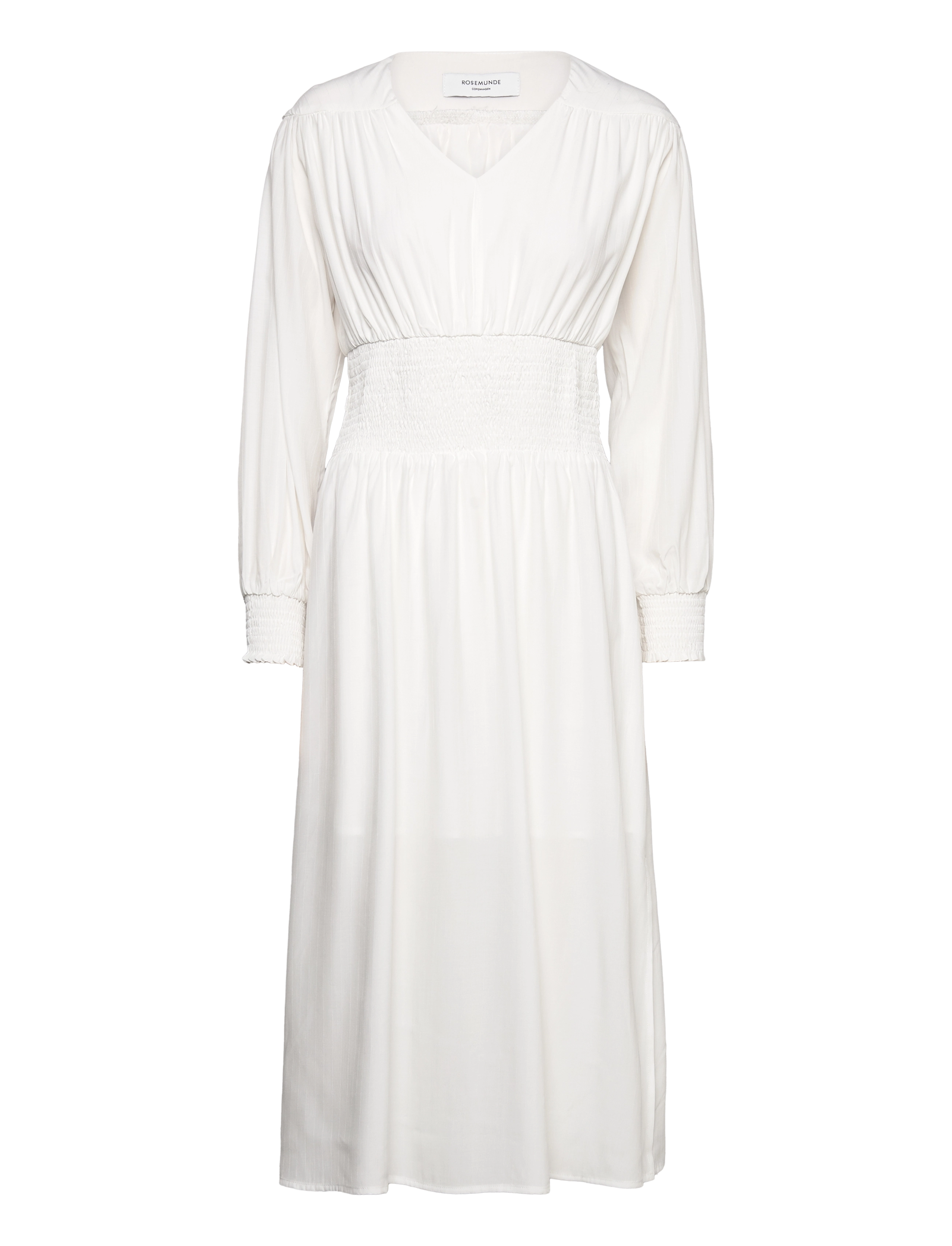 ROSEMUNDE Kleid W/ Smock Weiß - 38 - Damen