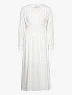 Dress w/ smock - NEW WHITE