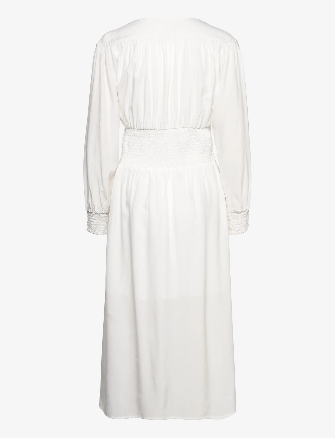 Rosemunde - Dress w/ smock - summer dresses - new white - 1