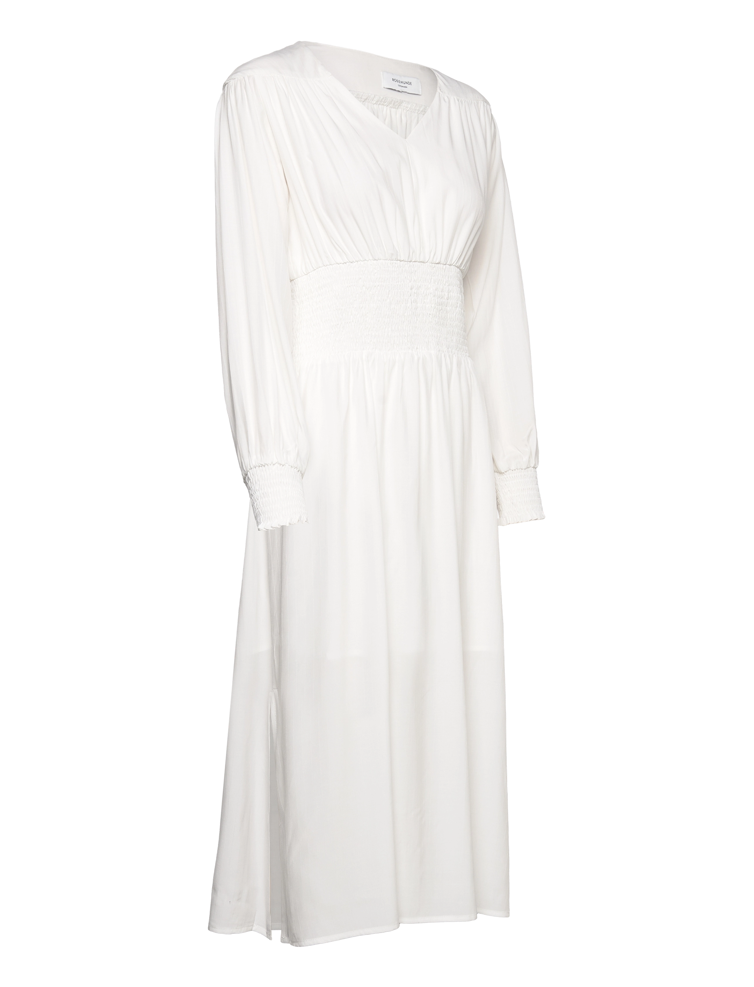 Rosemunde - Dress w/ smock - sommerkjoler - new white - 2