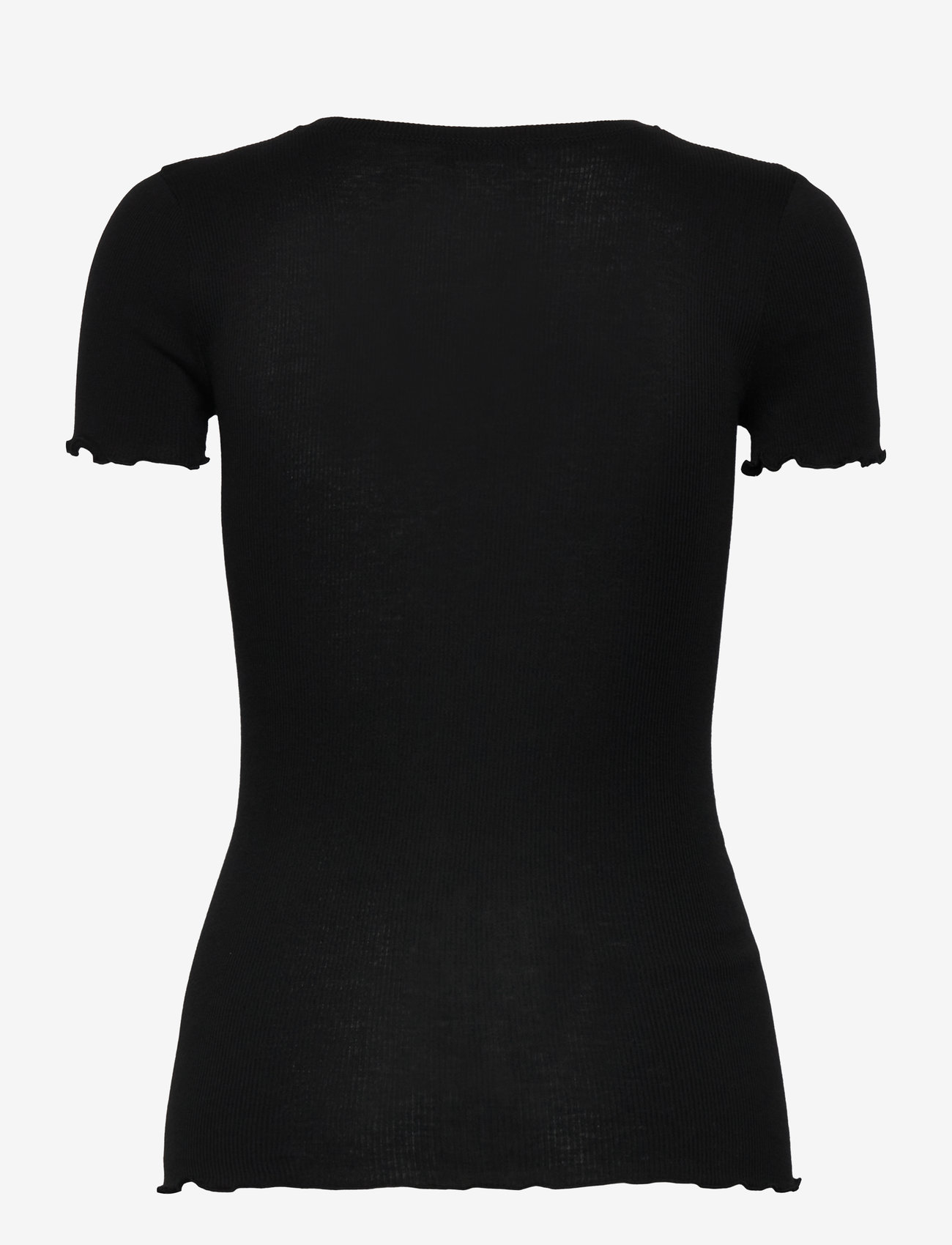 Rosemunde - RWBernadine SS Regular O-neck T-shi - t-shirts - black - 1