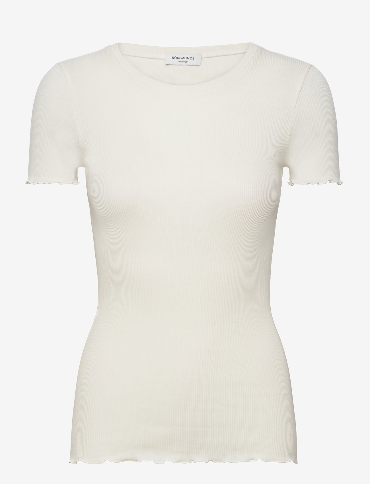 Rosemunde - RWBernadine SS Regular O-neck T-shi - t-shirts - ivory - 0