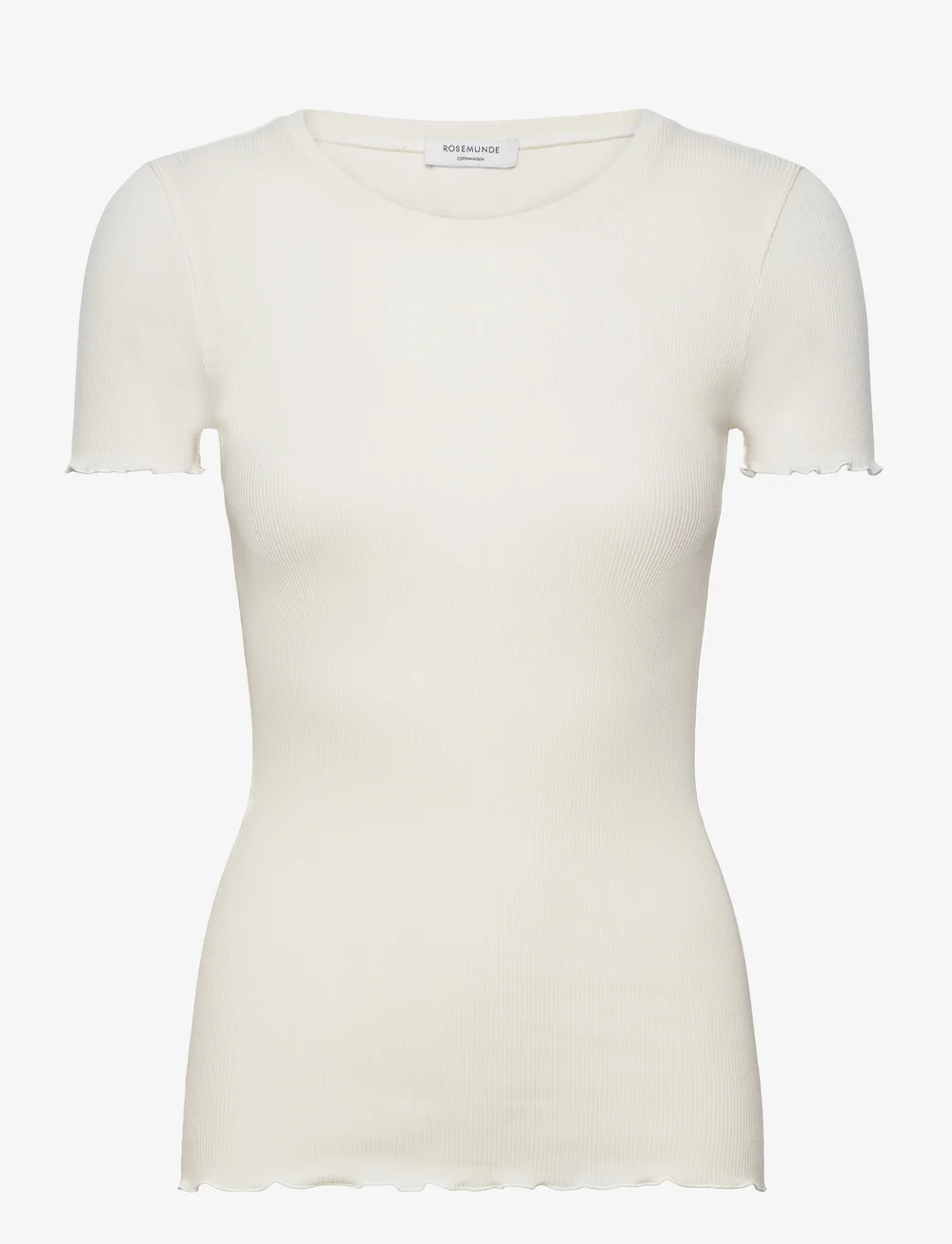 Rosemunde - RWBernadine Organic  SS O-neck T-sh - t-shirts - ivory - 0