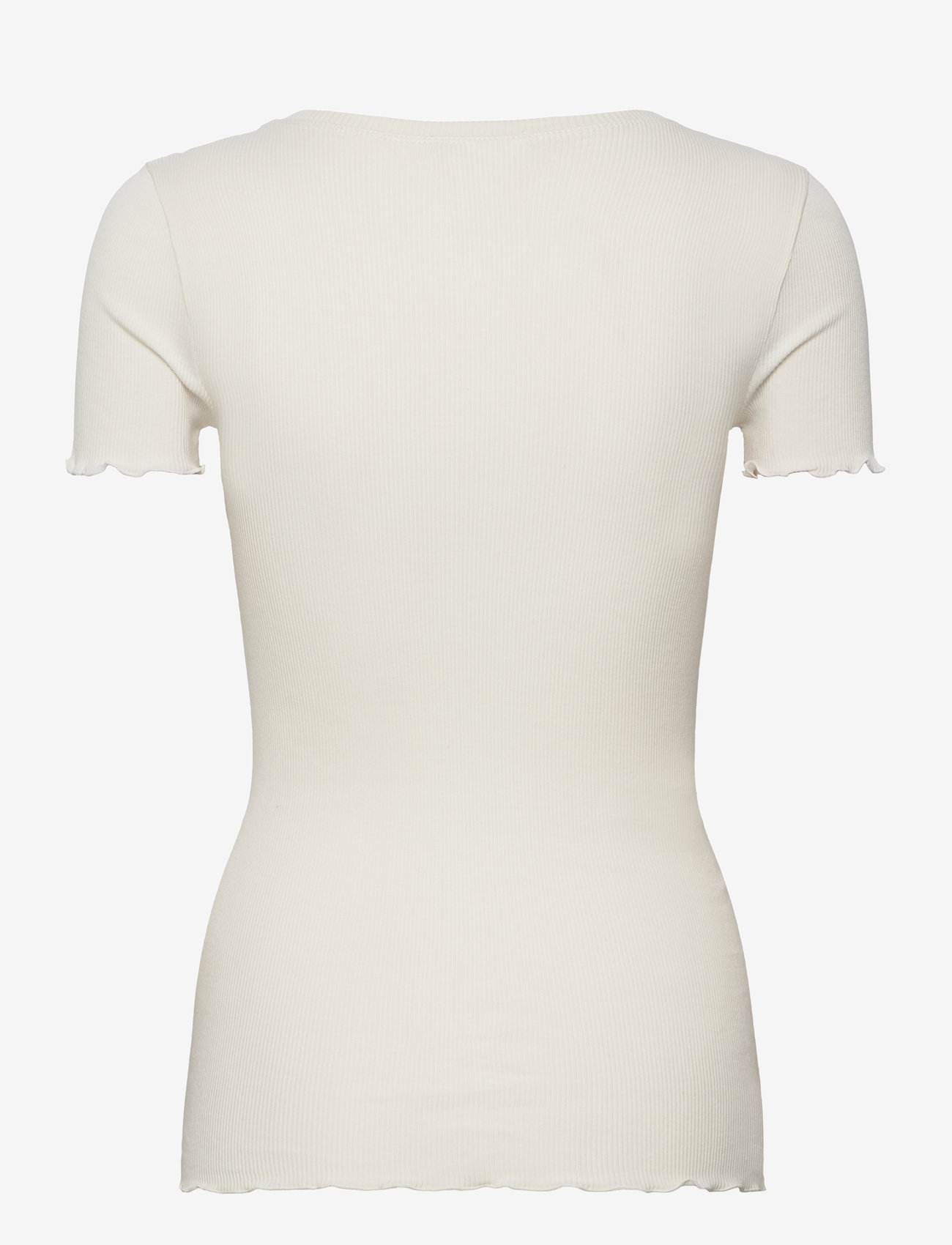 Rosemunde - RWBernadine SS Regular O-neck T-shi - t-shirts - ivory - 1