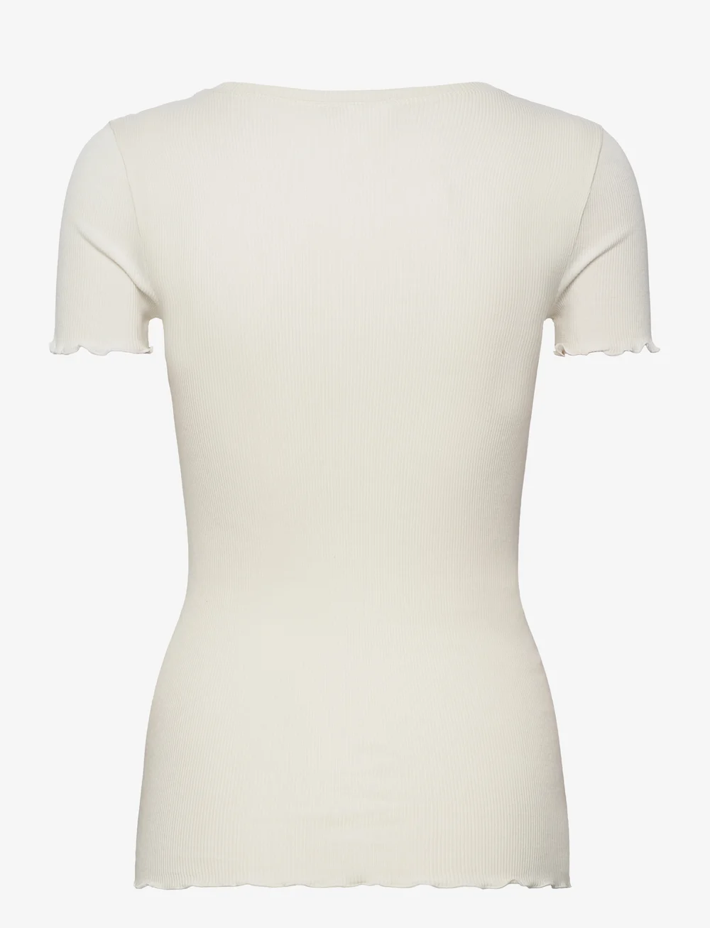 Rosemunde - RWBernadine Organic  SS O-neck T-sh - t-shirts - ivory - 1