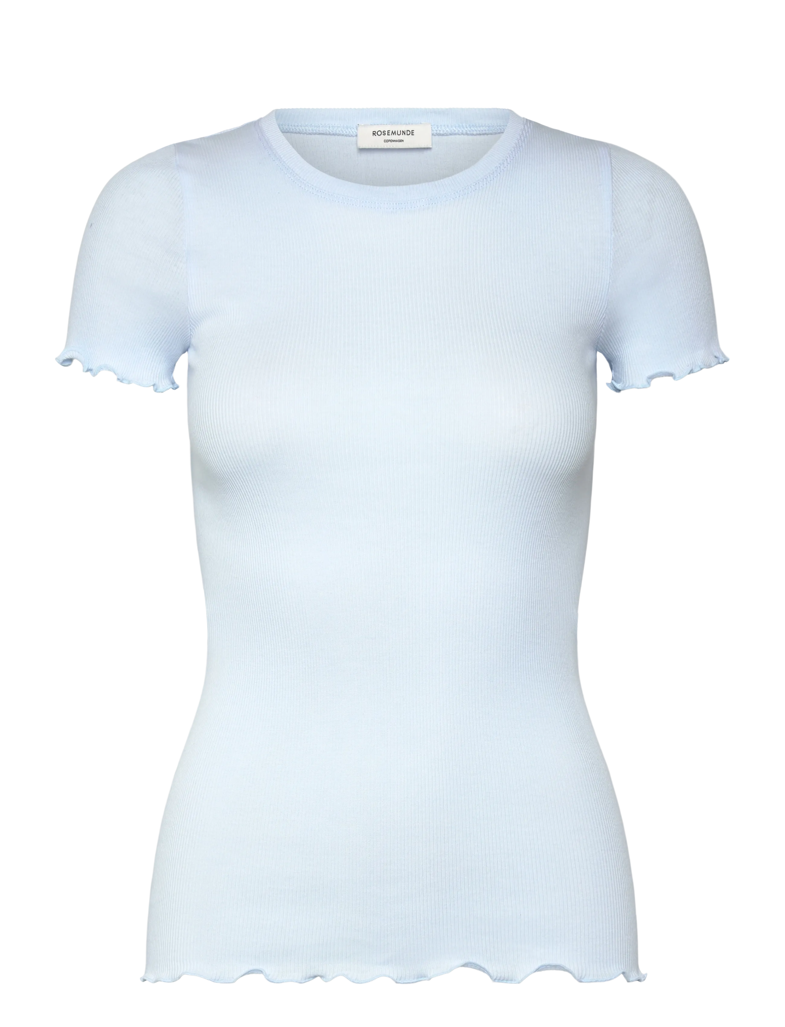 Rosemunde RWBernadine Organic  SS O-neck T-sh - Tøj - NANTUCKET BLUE / blue