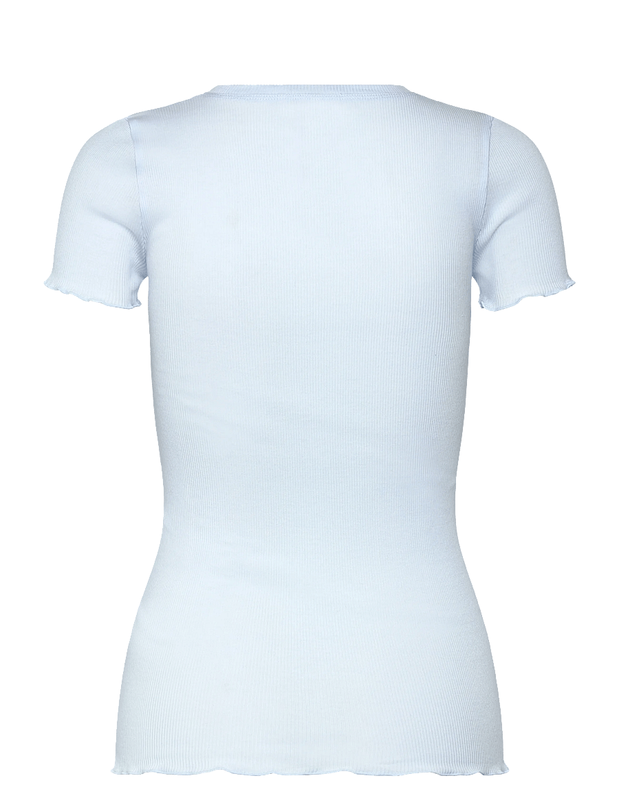 Rosemunde - RWBernadine Organic SS O-neck T-shirt - t-shirts - nantucket blue - 2