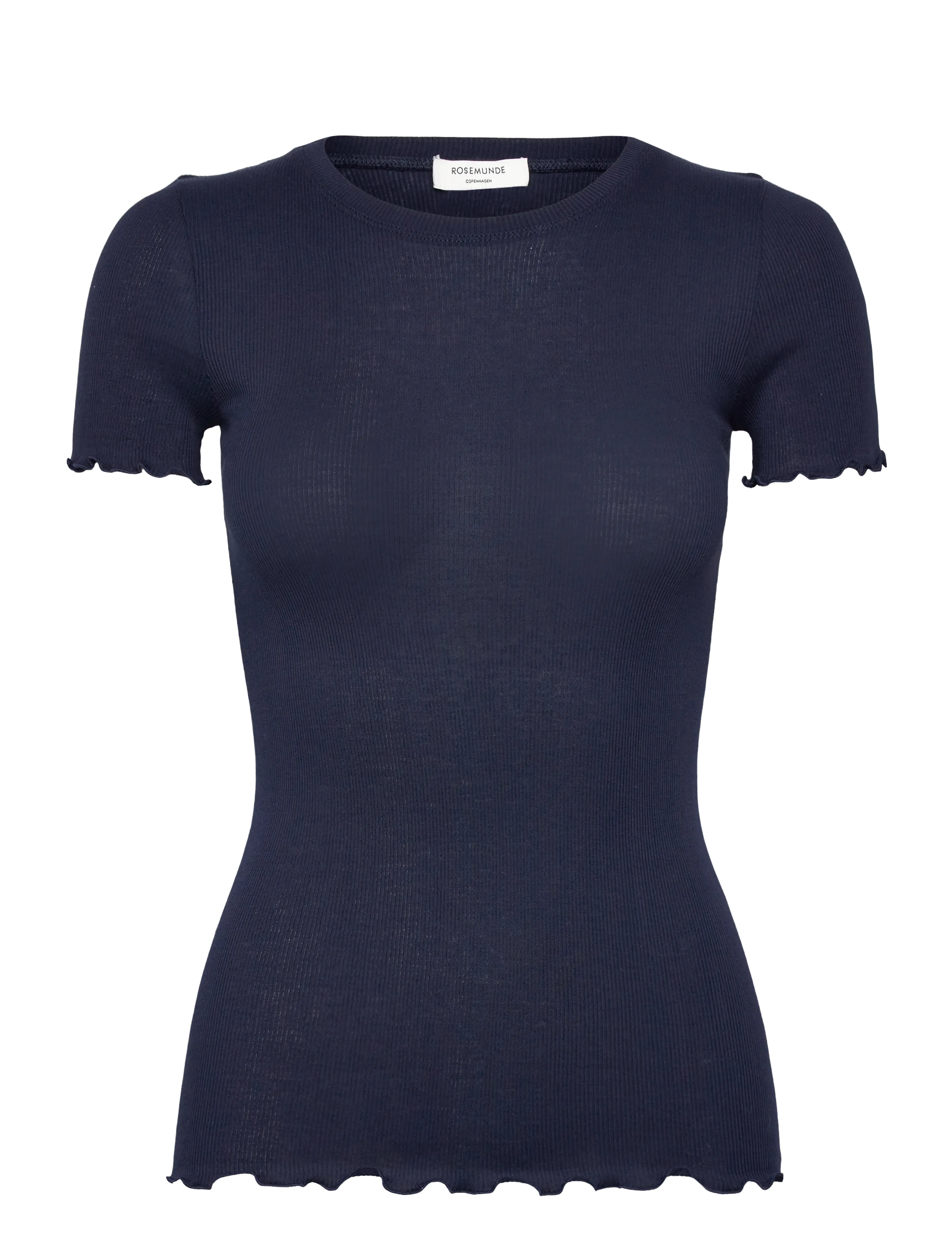 Rosemunde RWBernadine Organic  SS O-neck T-sh - Tøj - NAVY / navy