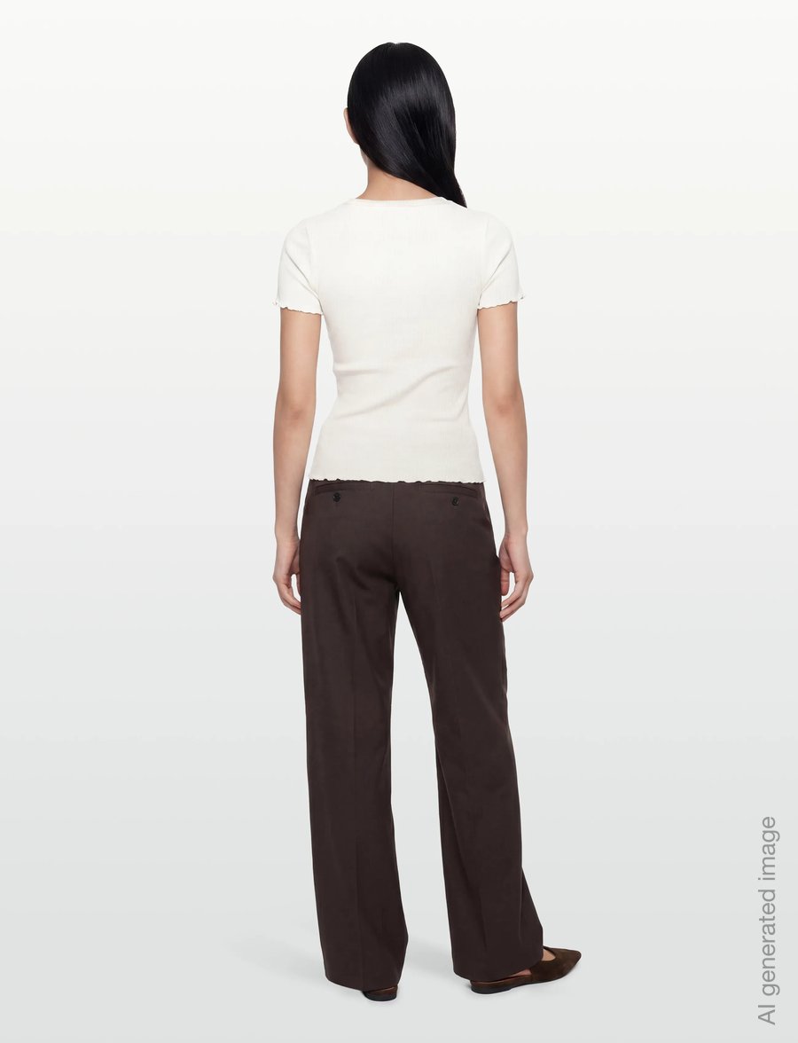 Rosemunde - RWBernadine Organic SS O-neck T-shirt - t-shirts - new white - 4