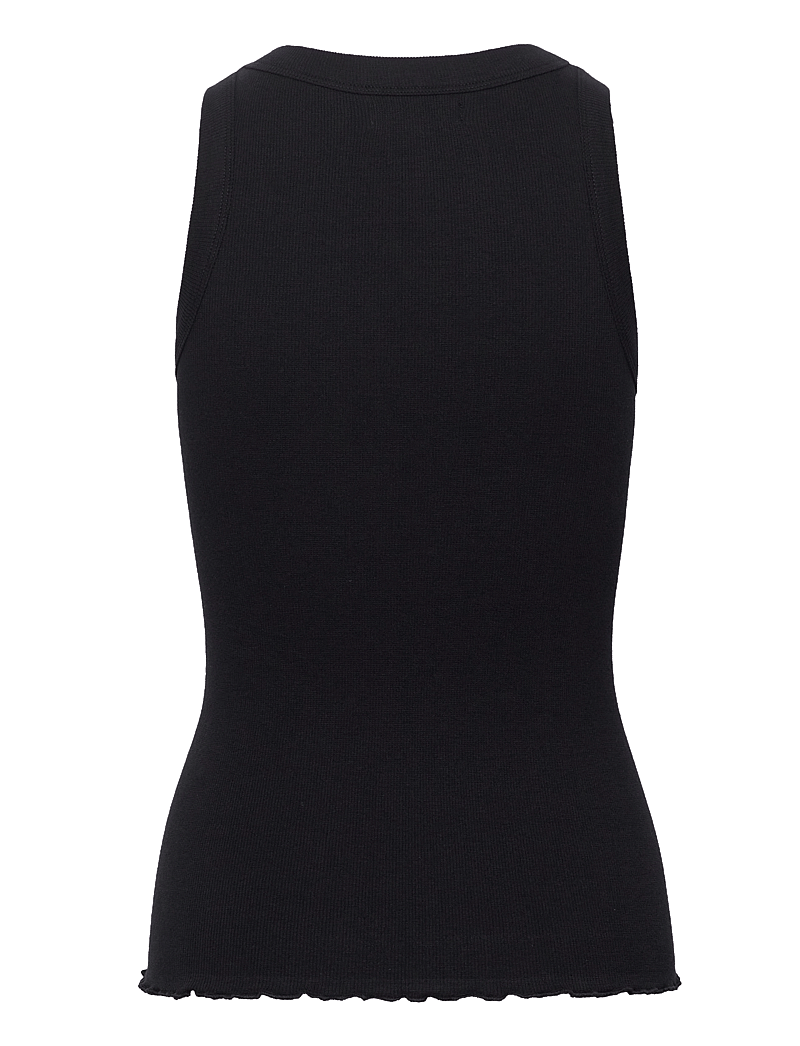 Rosemunde - Organic cotton top - tanktops - black - 1