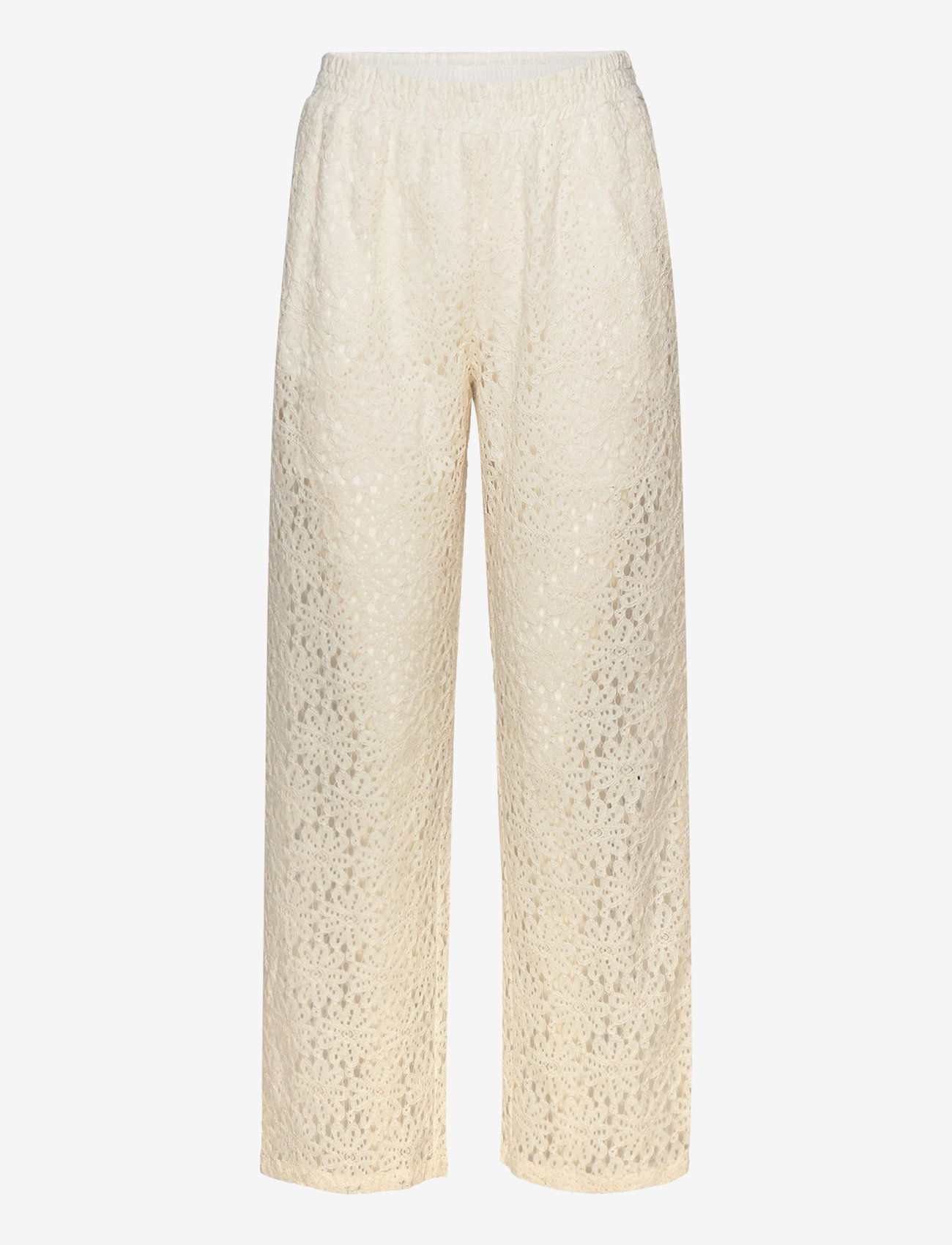 Rosemunde - Lace trousers - bukser med lige ben - ivory - 0