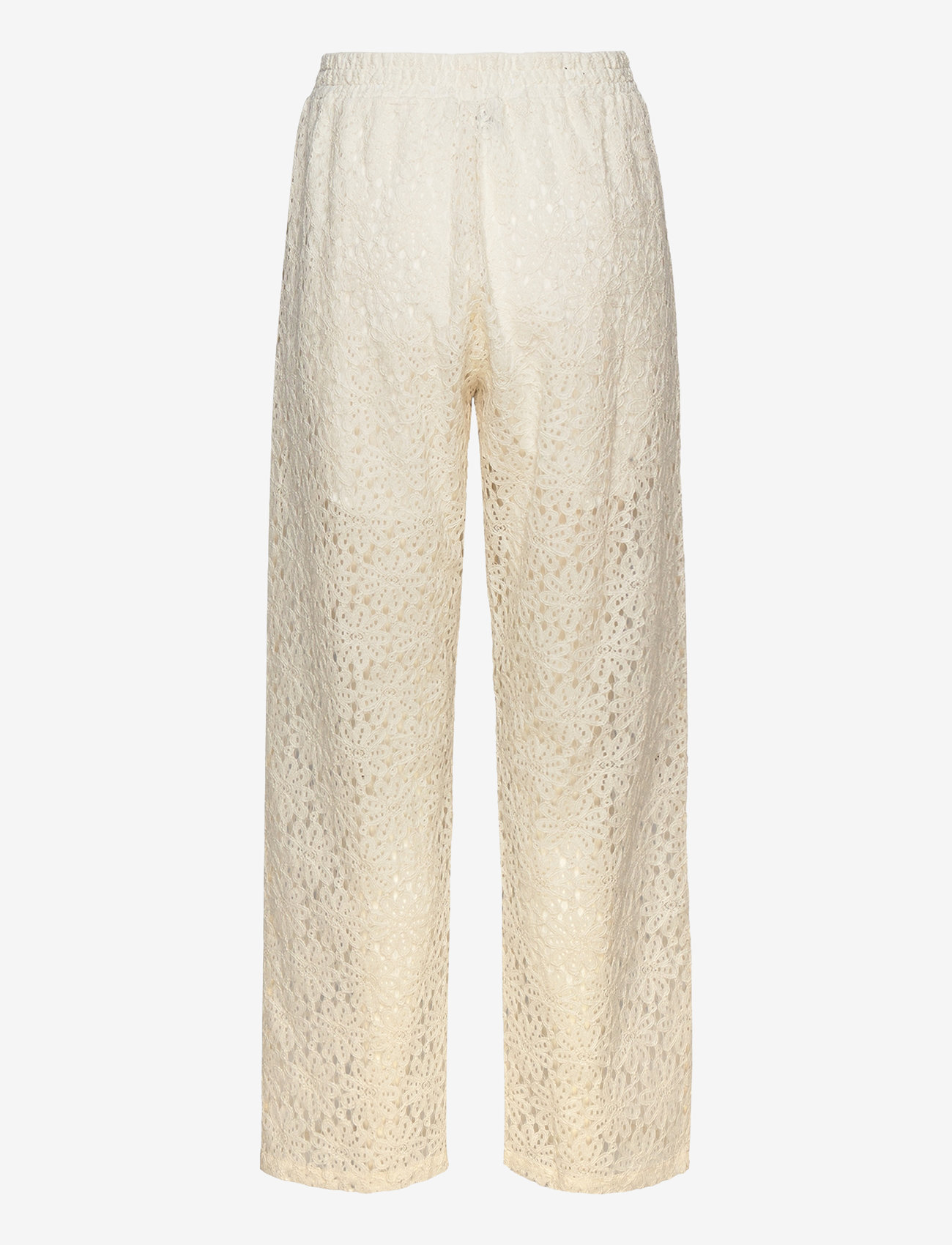 Rosemunde - Lace trousers - bukser med lige ben - ivory - 1