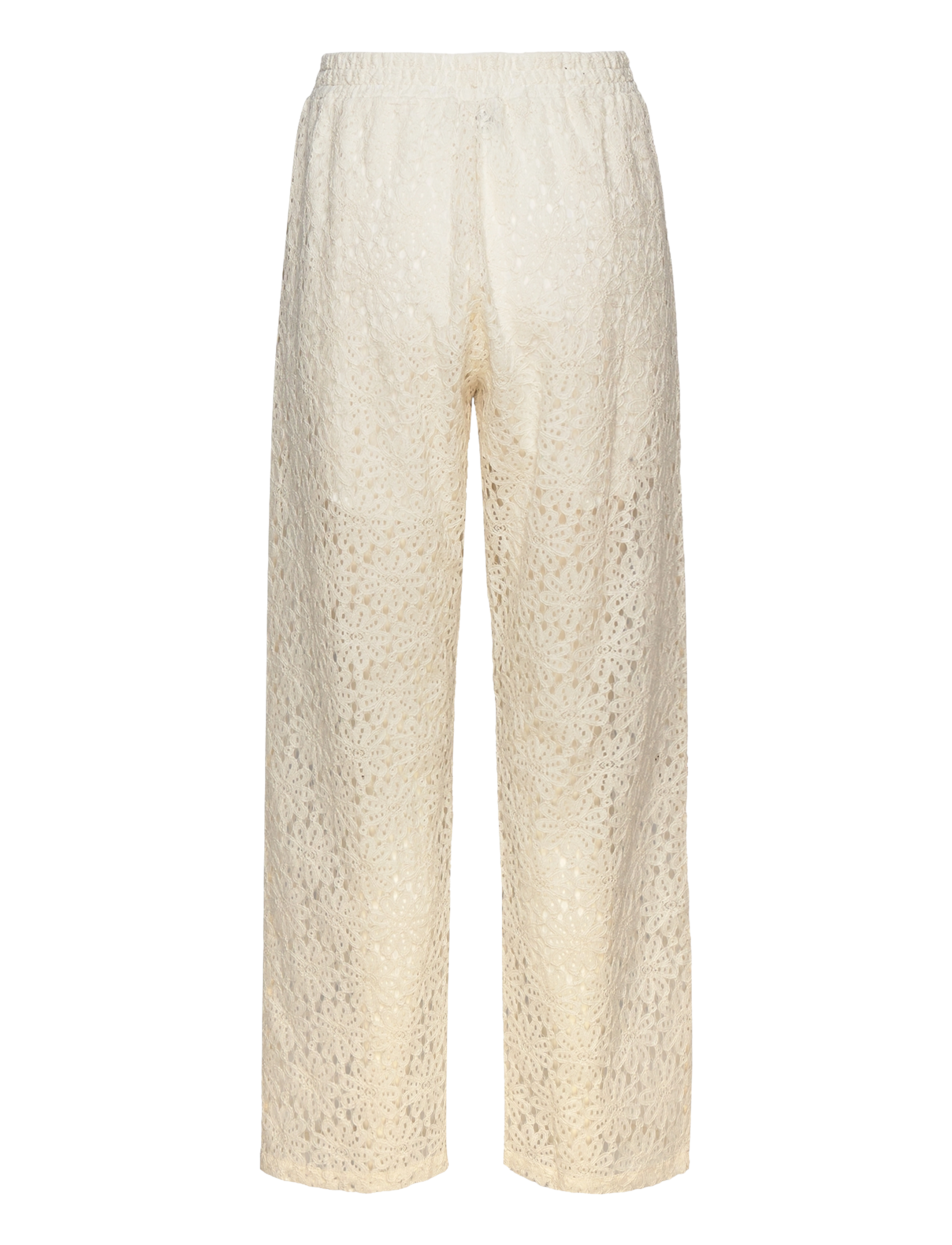 Rosemunde - Lace trousers - ivory - 1