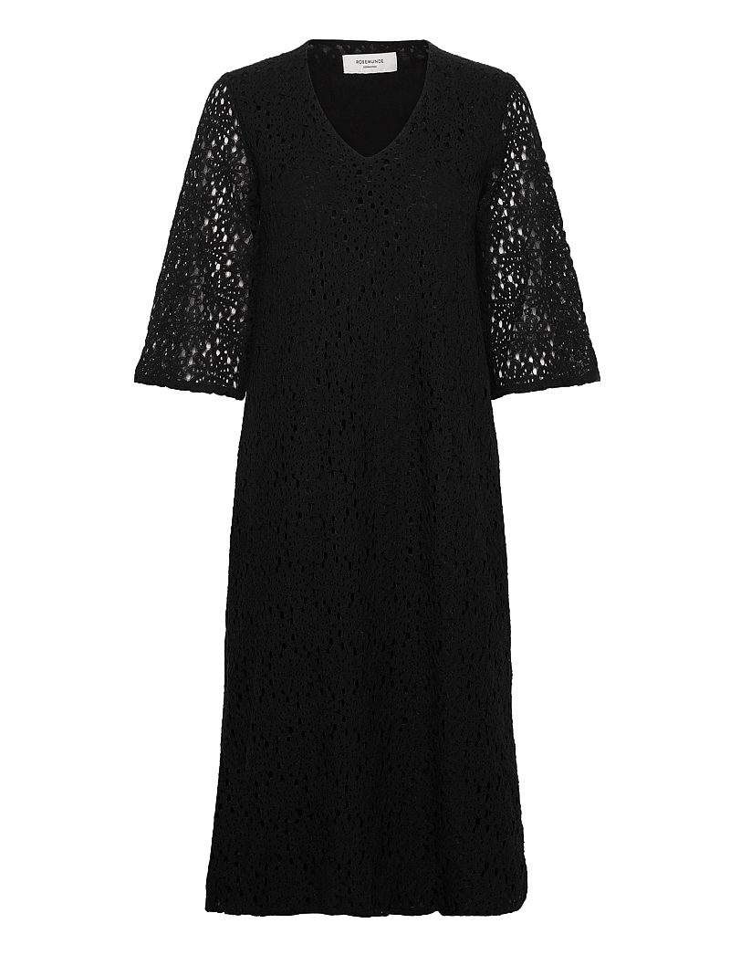 Rosemunde - Lace caftan - blondekjoler - black - 0