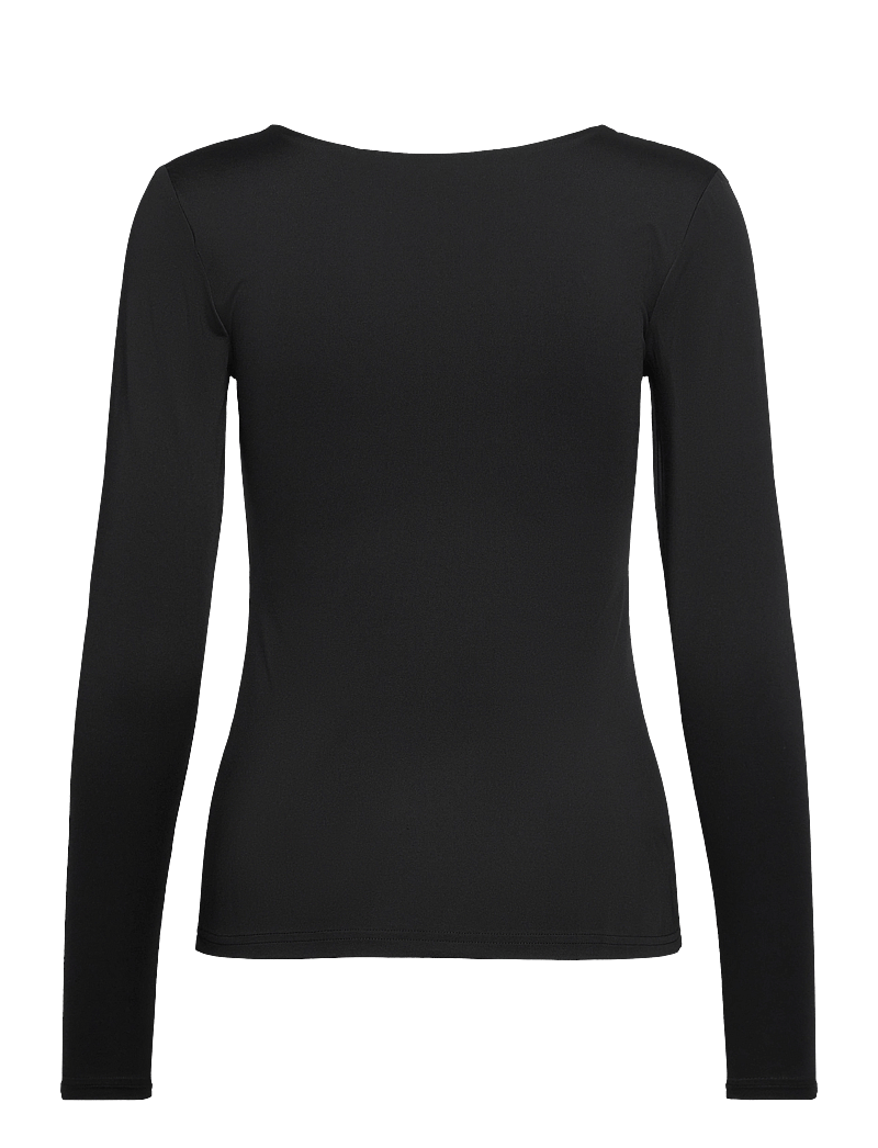 Rosemunde - Long sleeve t-shirt - långärmade toppar - black - 1