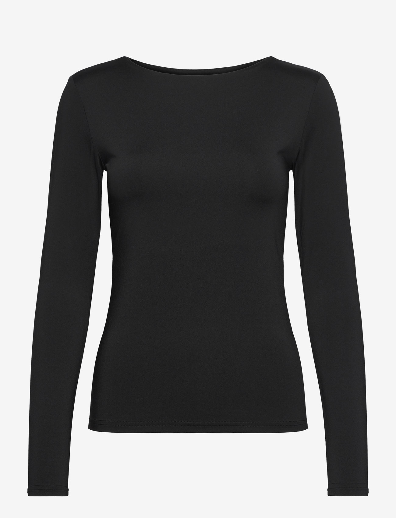 Rosemunde - Long sleeve t-shirt - långärmade toppar - black - 2