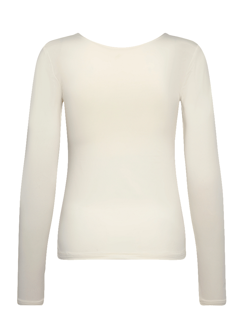 Rosemunde - Long sleeve t-shirt - långärmade toppar - ivory - 2