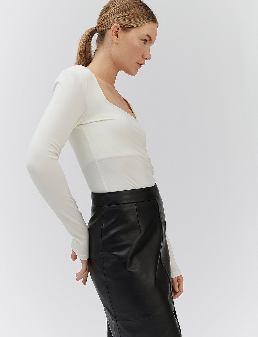 Rosemunde - Long sleeve t-shirt - laveste priser - ivory - 0