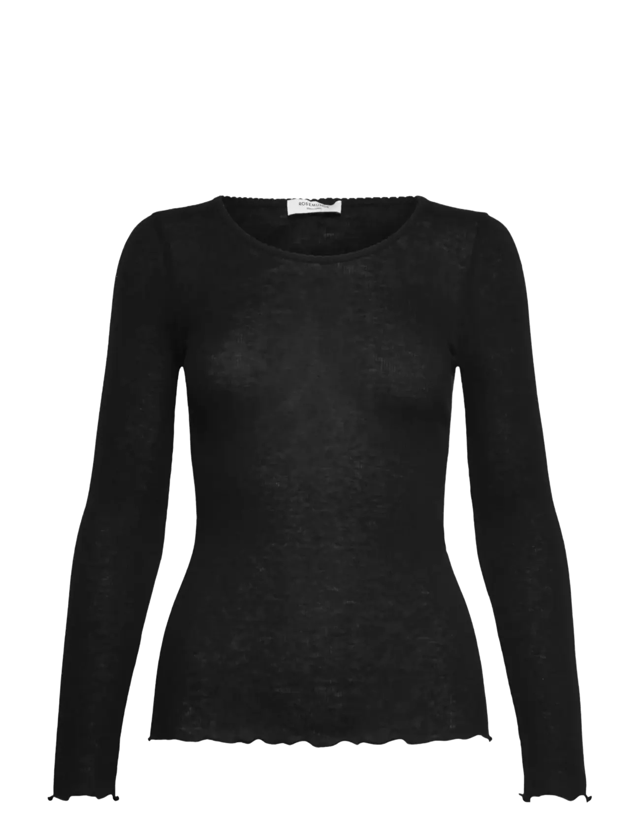 Rwburlington Wool Ls O-Neck T-Shirt