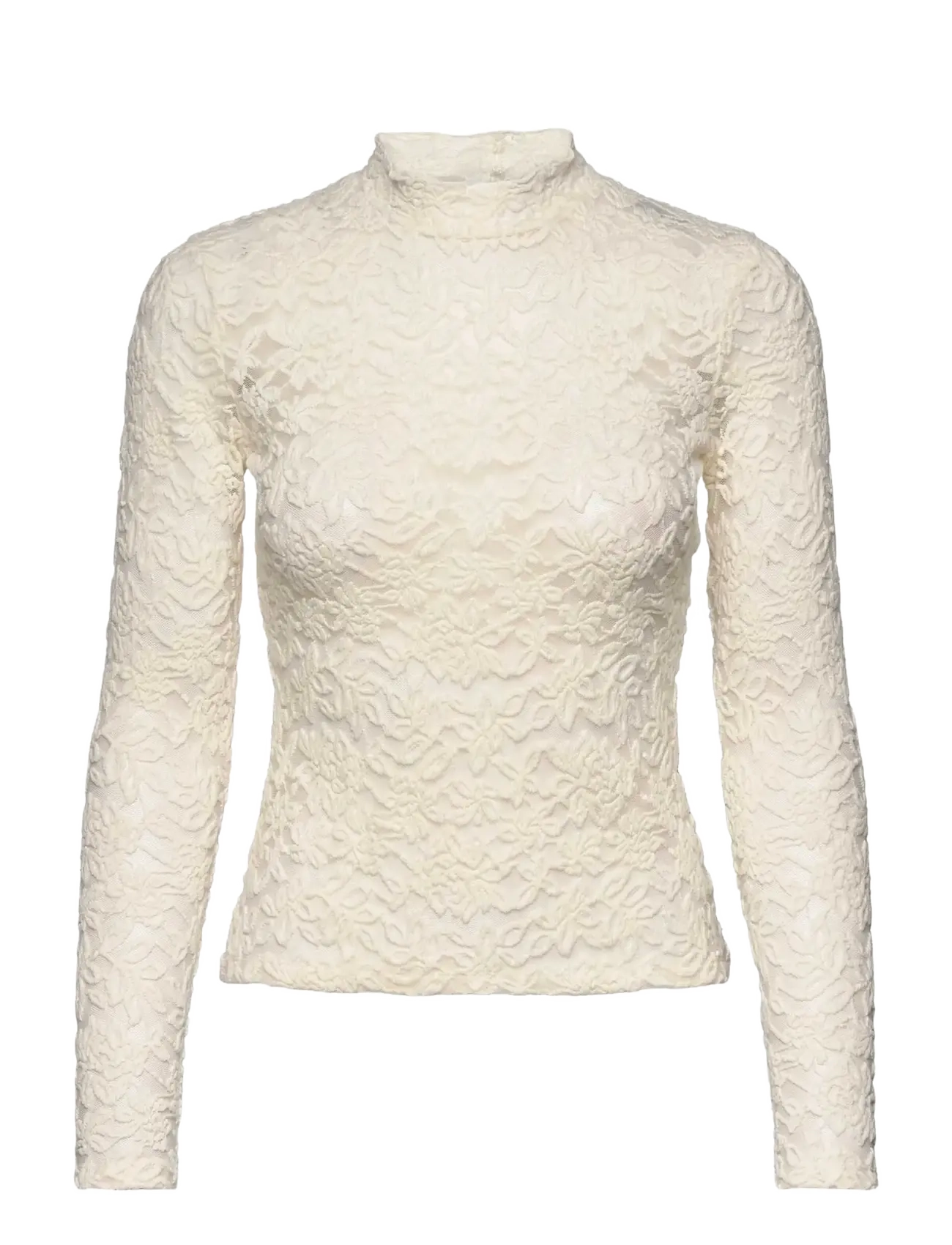 Rosemunde RWDelicia  LS Turtleneck T-shirt - Clothing - IVORY / cream
