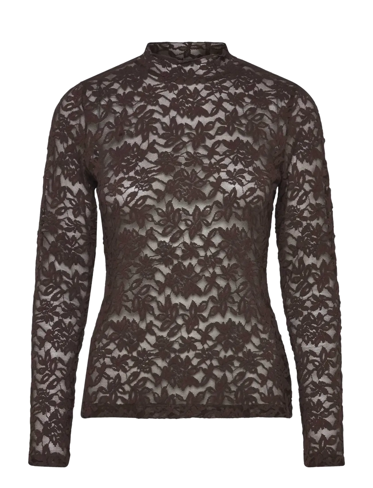 Rosemunde RWDelicia  LS Turtleneck T-shirt - Kleidung - MOLE / brown