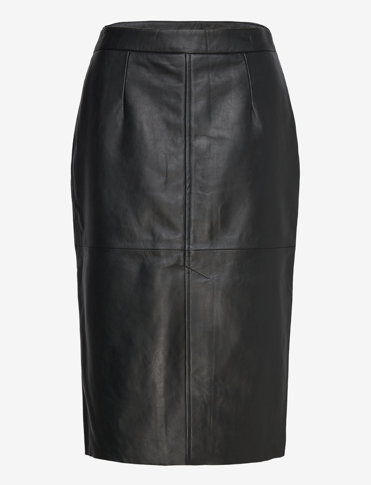 Rosemunde - RWFelino Leather Calf Skirt - skinnkjolar - black - 1