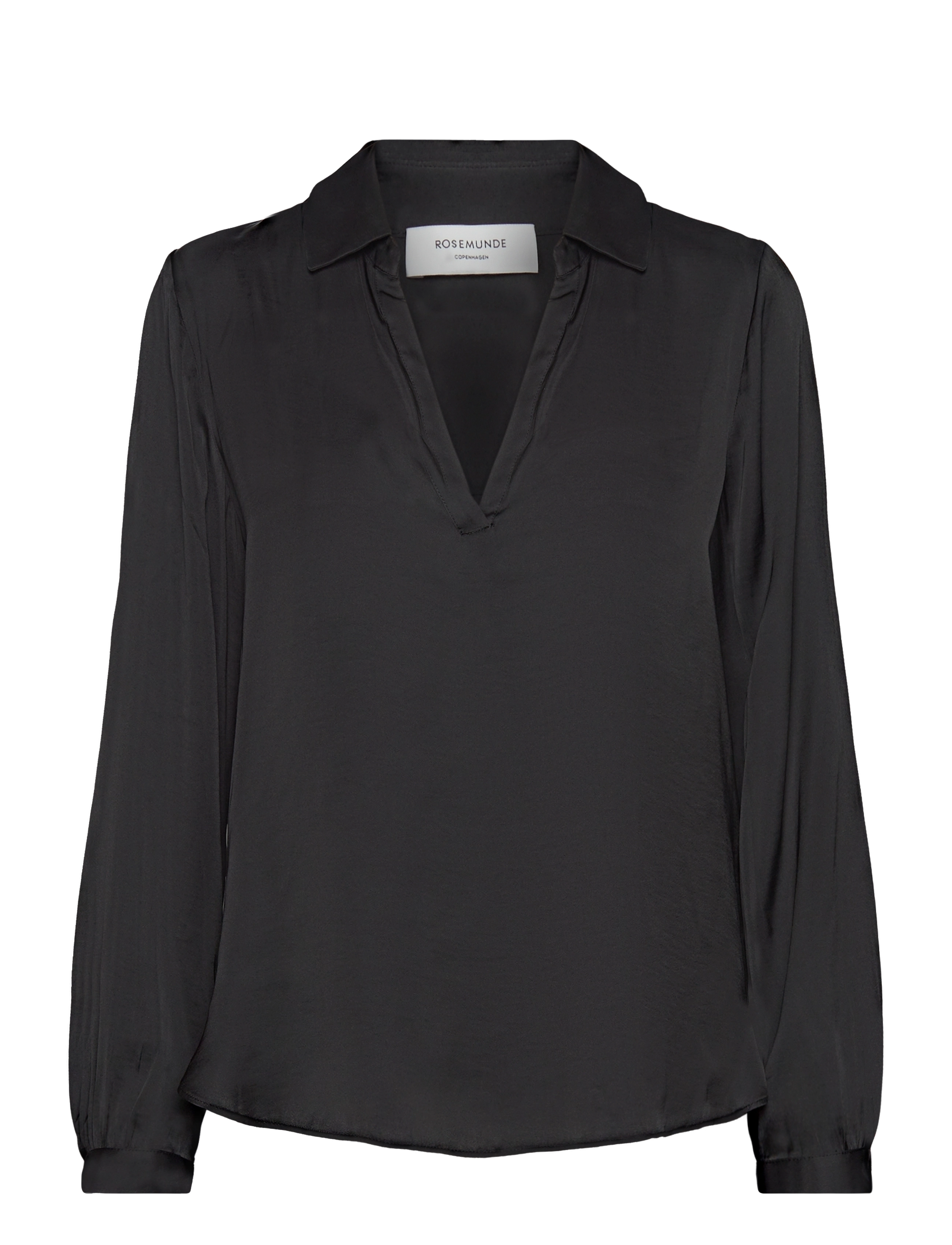 Rosemunde RWMessina LS Shirt - Bluser - BLACK / black