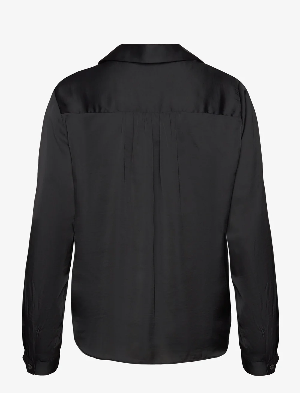 Rosemunde - RWMessina LS Regular Shirt - långärmade blusar - black - 1