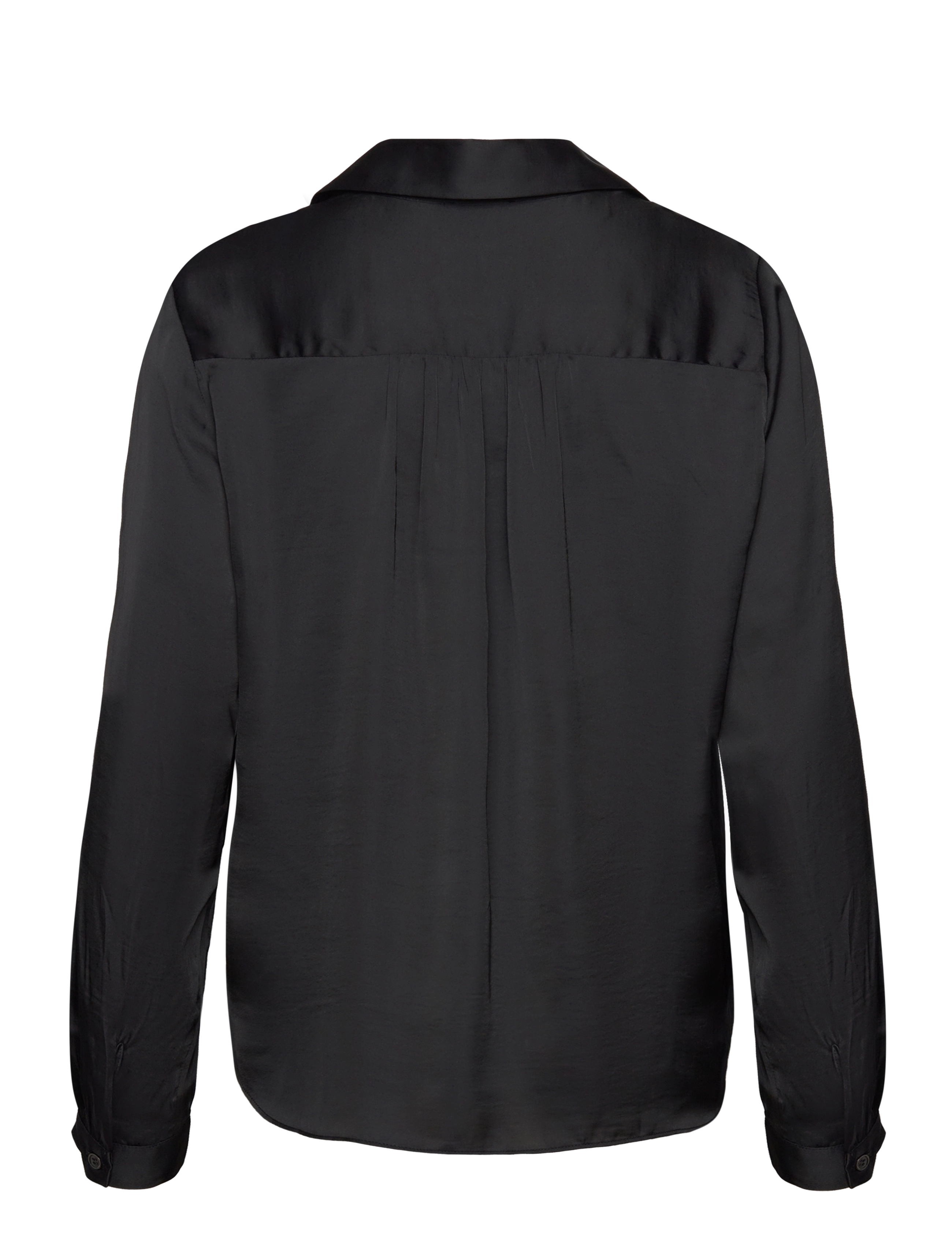 Rosemunde - RWMessina LS Regular Shirt - langermede bluser - black - 1
