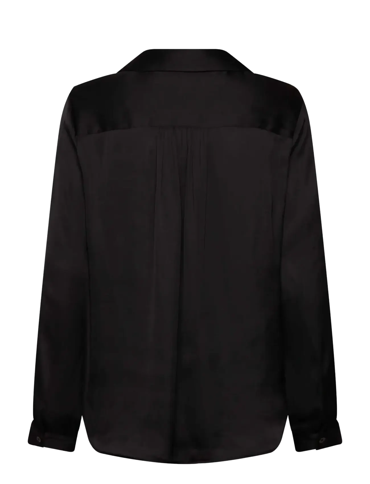 Rosemunde - RWMessina LS Regular Shirt - langärmelige blusen - black - 1